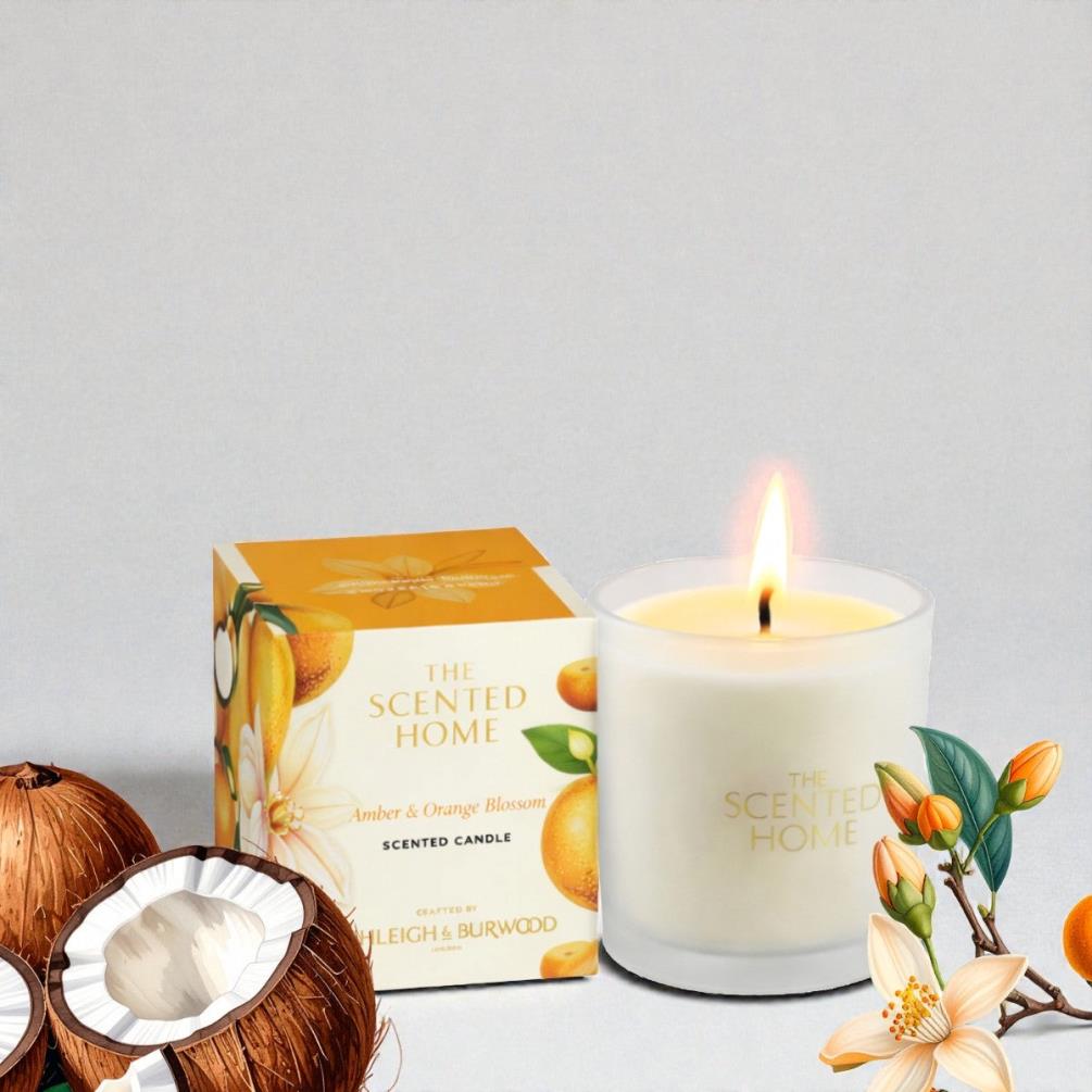Ashleigh & Burwood Amber & Orange Blossom Scented Candle Extra Image 1